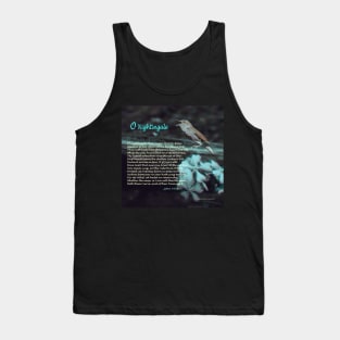 O Nightingale by John Milton Tank Top